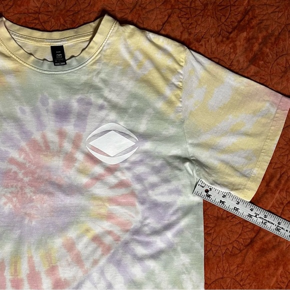SSKWAN Tie Dye Logo T-Shirt | Pastel Festival Streetwear Sz M - Picture 8 of 8